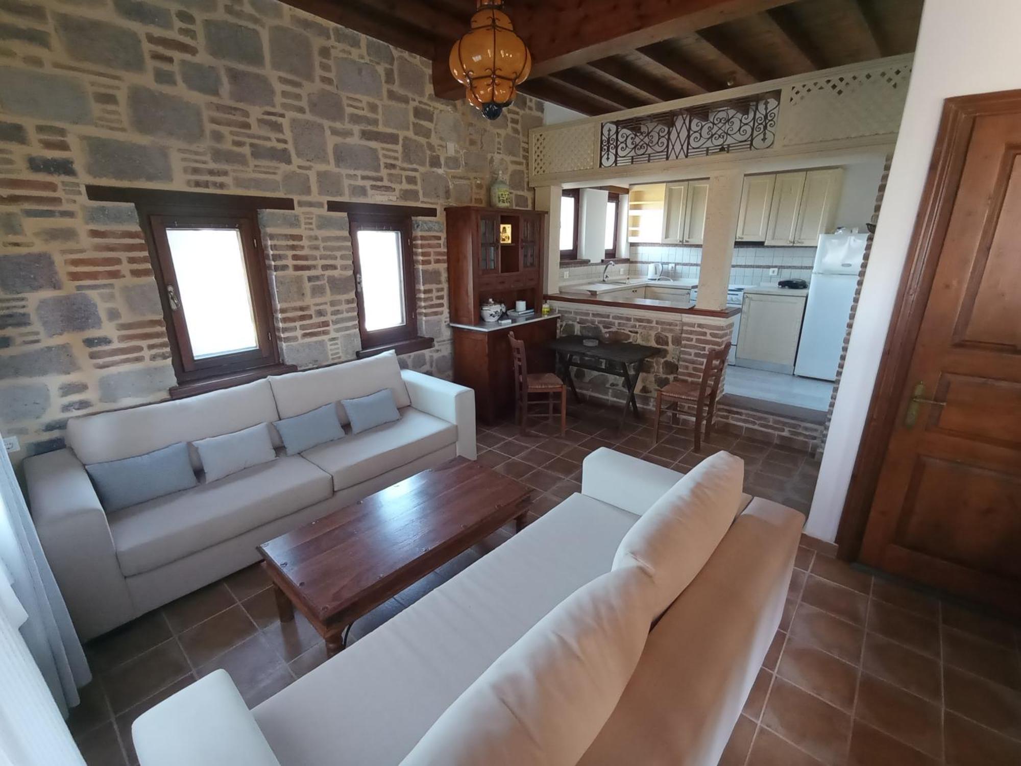 Lesvos Tower House Komninos Sígrion Eksteriør bilde